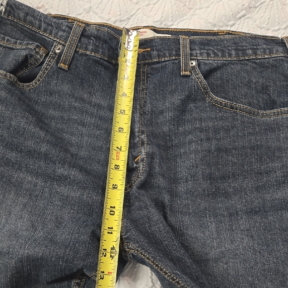 Levi's Men's Dark Blue Bootcut Jeans - Picture 5 of 9